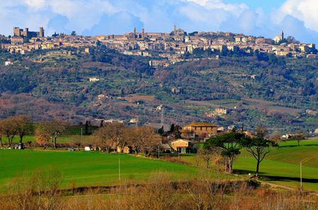 Veduta di Montalcino