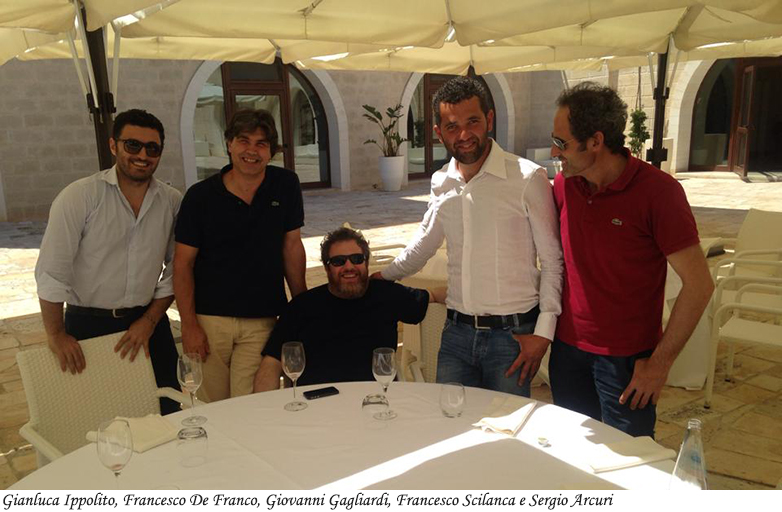 Gianluca Ippolito, Francesco De Franco, Giovanni Gagliardi, Francesco Scilanca e Sergio Arcuri