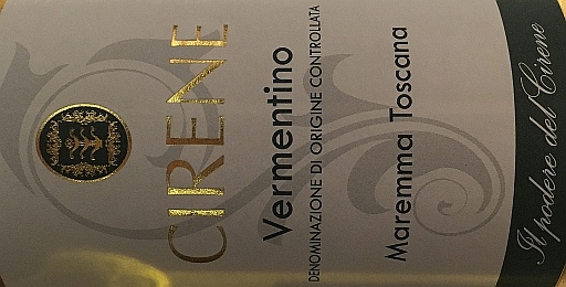 Maremma Toscana Vermentino Cirene