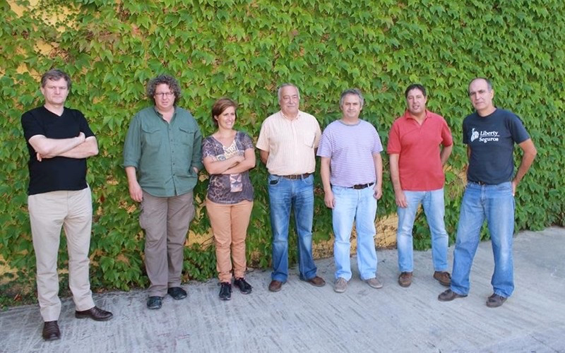 I 7 Baga Friends: François Chasans, Dirk Niepoort, Filipa Pato, Luis Pato, Mário Sérgio Alves Nuno, António Rocha, Paulo Sousa