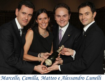 Marcello, Camilla, Matteo e Alessandro Lunelli