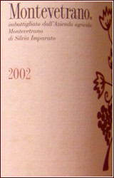 Etichetta Montevetrano 2002