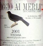 Poggio ai Merli 2001 Castellare di Castellina