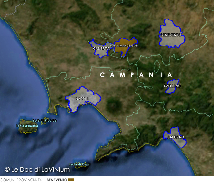 Le Doc della Campania: Sottozona Sant'Agata dei Goti