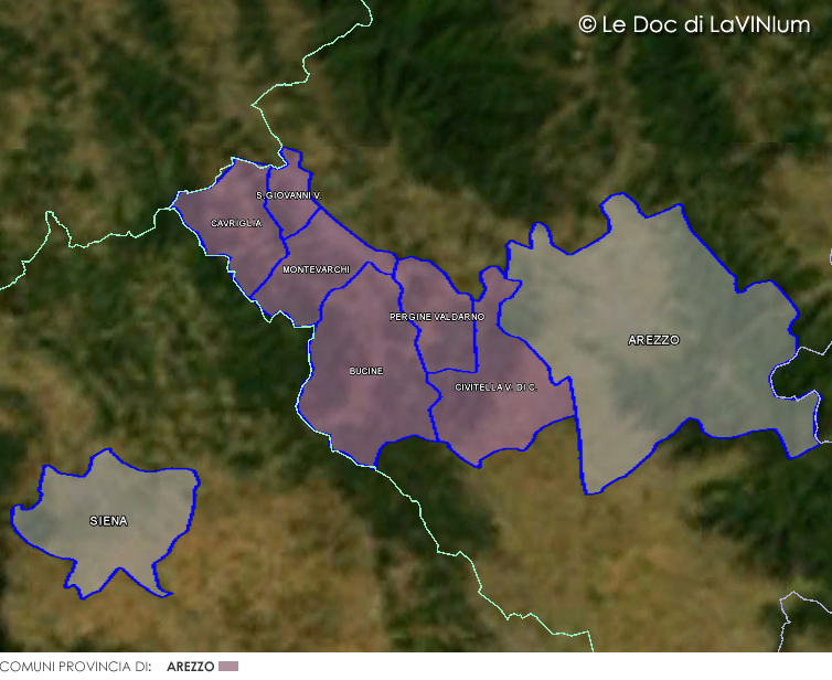 Le Doc della Toscana: Val d'Arno di Sopra o Valdarno di Sopra Sottozona Pietraviva