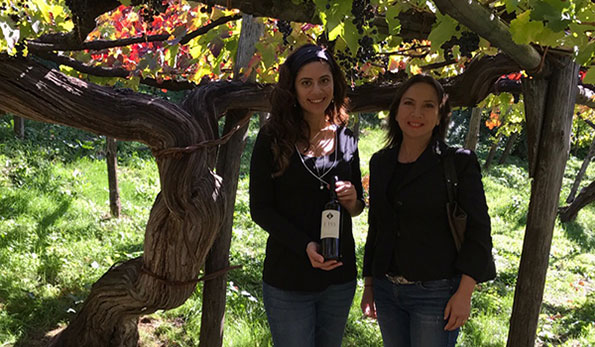 Raffaella Bove e Carmen Guerriero alla Tenuta San Francesco