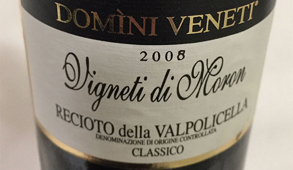 Recioto della Valpolicella Classico Vigneti di Moron Domini Veneti 2008 Cantina Valpolicella Negrar