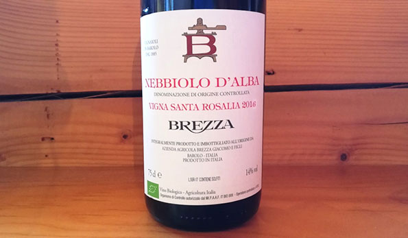 Nebbiolo d'Alba Vigna Santa Rosalia 2016