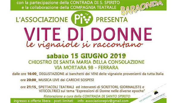 Locandina Vite di donne 2019