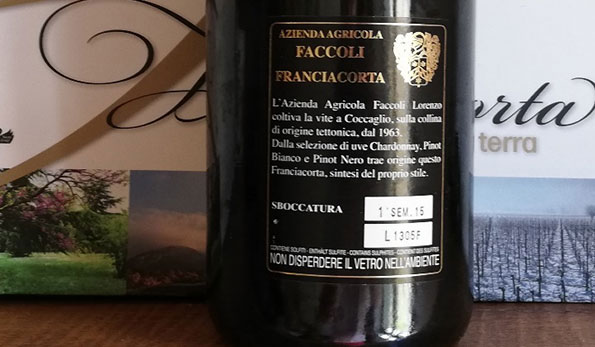 Franciacorta Extra Brut 2005 Faccoli