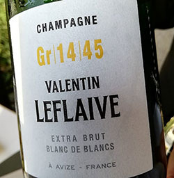 Champagne Valentin Laflaive Blanc de Blancs Extra Brut GR|14|45