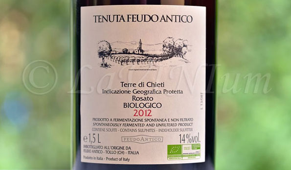 Rosato Biologico Terre di Chieti 2012 Feudo Antico