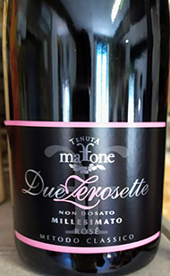 Spumante Metodo Classico Ormeasco DueZeroSette Pas dosè 2015 di Tenuta Maffone