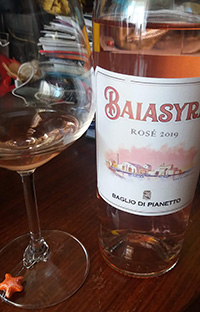 Baiasyra Rosé 2019 di Baglio di Pianetto