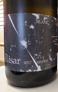 Pulsar Blanc RTC 2016 di Roberto Ferrari Manifattura Vini