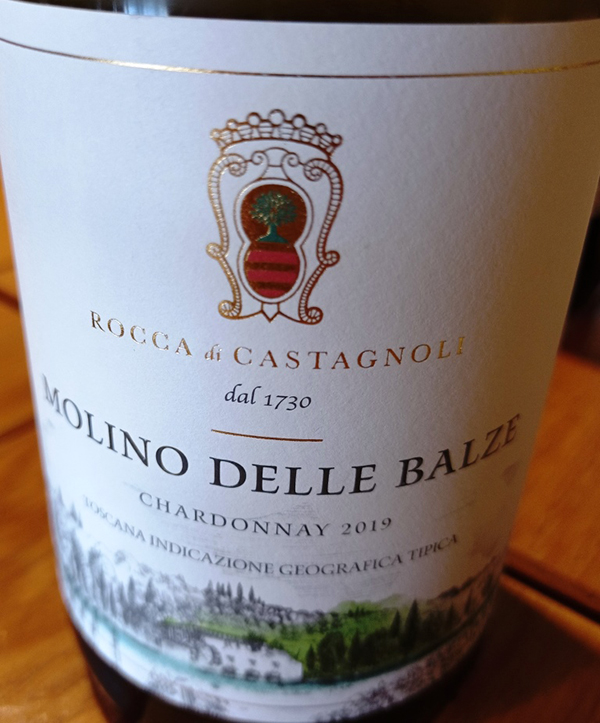 Chardonnay Molino delle Balze 2019 Rocca di Castagnoli