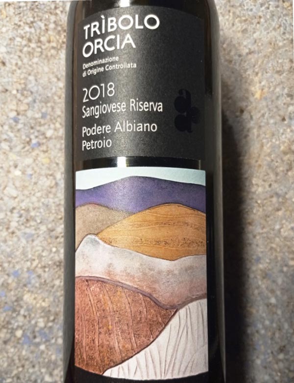 Orcia Sangiovese Riserva Trìbolo 2018 Podere Albiano