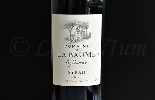 La Jeunesse Syrah 2021 Domaine de La Baume