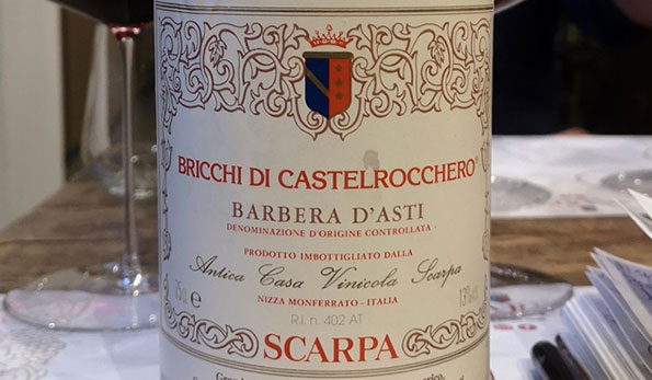 Barbera d’Asti i Bricchi di Castelrocchero 1996 Scarpa