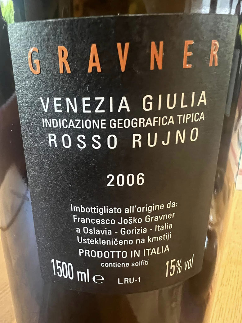 Rosso Rujno 2006 Gravner