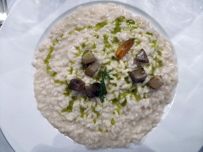 Ristorante Al Ceppo, risotto ai funghi